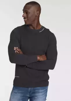 DELMAO рубашка с длинными рукавами, с принтами, синий