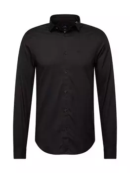 Деловая рубашка ARMANI EXCHANGE Slim fit Business Shirt, черный