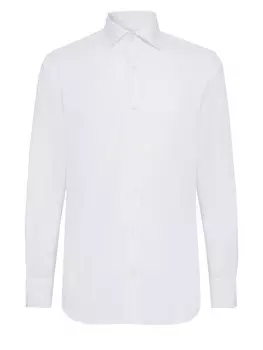 Деловая рубашка Boggi Milano Regular fit Business Shirt, белый