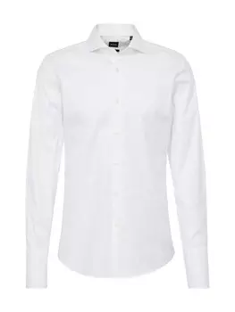 Деловая рубашка BOSS Slim fit Business Shirt H-Hank, белый