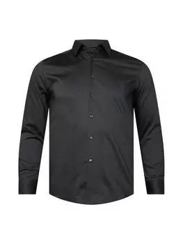Деловая рубашка BOSS Slim fit Business Shirt Hank, антрацит