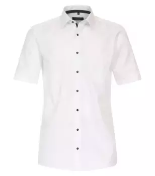 Деловая рубашка CASAMODA "Деловая рубашка CASAMODA с коротким рукавом однотонная", белый
