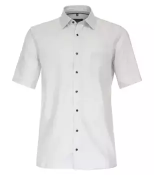 Деловая рубашка CASAMODA "Деловая рубашка CASAMODA с коротким рукавом однотонная", серый