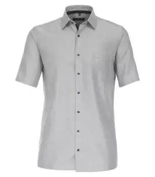 Деловая рубашка CASAMODA "Деловая рубашка CASAMODA с коротким рукавом однотонная", оливковый