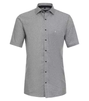 Деловая рубашка CASAMODA "Деловая рубашка CASAMODA с коротким рукавом с принтом", зеленый