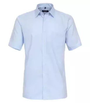 Деловая рубашка CASAMODA "Деловая рубашка CASAMODA с коротким рукавом в клетку", голубой