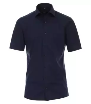 Деловая рубашка CASAMODA "Деловая рубашка CASAMODA с коротким рукавом однотонная", синий