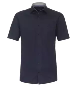 Деловая рубашка CASAMODA "Деловая рубашка CASAMODA с коротким рукавом однотонная", синий