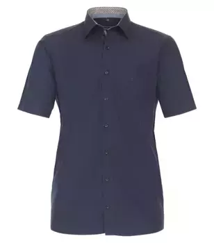 Деловая рубашка CASAMODA "Деловая рубашка CASAMODA с коротким рукавом однотонная", синий