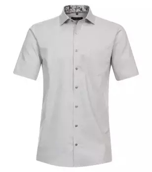 Деловая рубашка CASAMODA "Деловая рубашка CASAMODA с коротким рукавом однотонная", коричневый