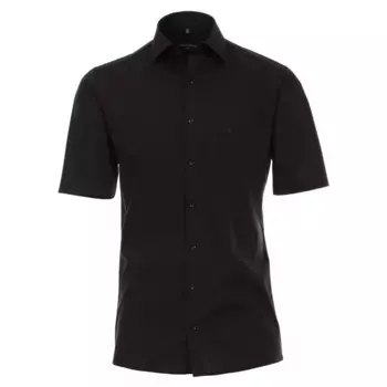 Деловая рубашка CASAMODA "Деловая рубашка CASAMODA с коротким рукавом однотонная", черный