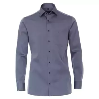 Деловая рубашка CASAMODA "Деловая рубашка CASAMODA удлиненные рукава 69см однотонная", синий