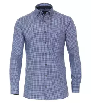 Деловая рубашка CASAMODA "Деловая рубашка CASAMODA в клетку", голубой