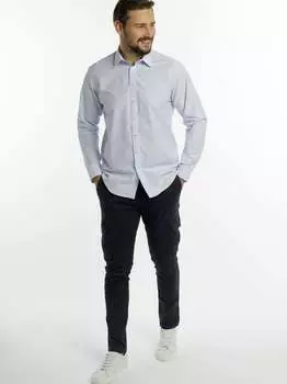 Деловая рубашка Dreimaster, синий