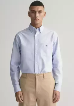 Деловая рубашка Gant "REG OXFORD SHIRT", рубашка Оксфорд стандартного кроя, голубой