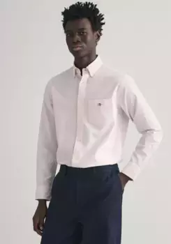 Деловая рубашка Gant "REG OXFORD SHIRT", рубашка Оксфорд стандартного кроя, розовый