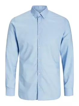 Деловая рубашка JACK & JONES Slim fit Business Shirt, синий