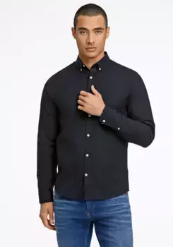 Деловая рубашка LINDBERGH "Рубашка Lindbergh Oxford", черный