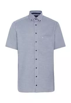 Деловая рубашка Luxor, современный крой, воротник на пуговицах, мужская OLYMP, цвет Marine