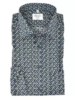 Деловая рубашка MARVELIS, темно-синий