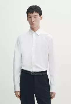 Деловая рубашка Massimo Dutti, белый