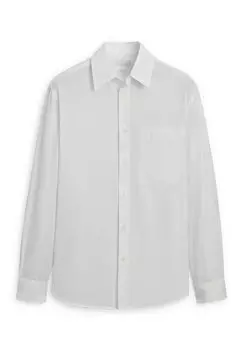 Деловая рубашка Massimo Dutti, цвет white