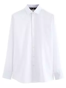 Деловая рубашка Next Slim fit Business Shirt, белый