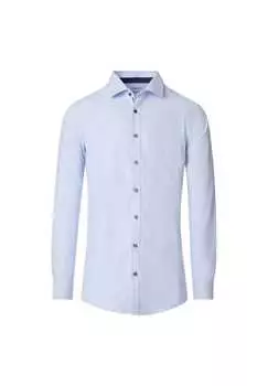 Деловая рубашка облегающая фигуру Venti, голубой