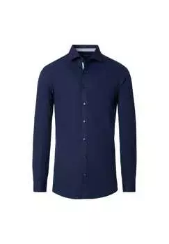 Деловая рубашка облегающая фигуру Venti, голубой