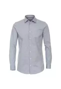 Деловая рубашка облегающая фигуру Venti, голубой