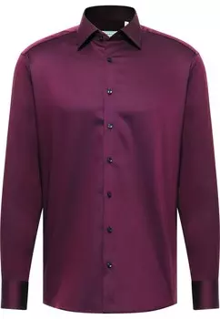Деловая рубашка обычного кроя ETERNA, цвет Aubergine