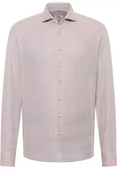 Деловая рубашка обычного кроя ETERNA, коричневый