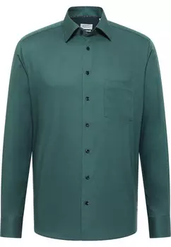 Деловая рубашка обычного кроя ETERNA, темно-зеленый
