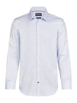 Деловая рубашка обычного кроя HECHTER PARIS, светло-синий