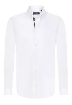 Деловая рубашка обычного кроя Jimmy Sanders, белый