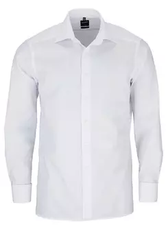 Деловая рубашка обычного кроя OLYMP, белый