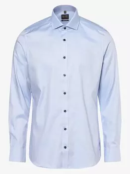 Деловая рубашка обычного кроя OLYMP, темно-синий