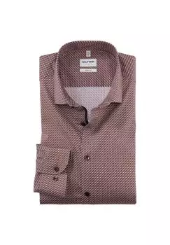 Деловая рубашка OLYMP, цвет Rotbraun