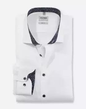Деловая рубашка OLYMP "Level Five Body Fit", белый
