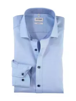 Деловая рубашка OLYMP "Level Five Body Fit", синий