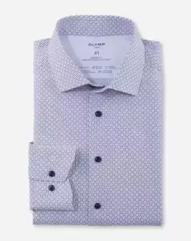 Деловая рубашка OLYMP "Luxor 24/Seven Modern Fit", коричневый