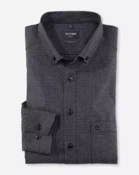 Деловая рубашка OLYMP "Luxor Modern Fit", черный