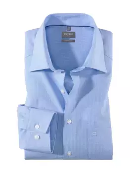 Деловая рубашка OLYMP "Luxor Modern Fit", синий