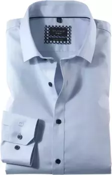 Деловая рубашка OLYMP "№. Шесть супертонких" из серии No 6 Six, синий