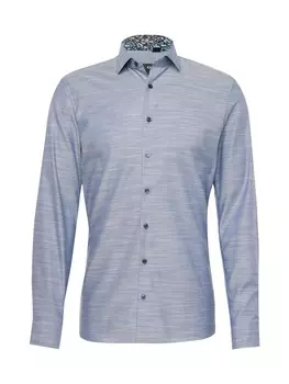 Деловая рубашка OLYMP Slim fit Business Shirt, морской синий