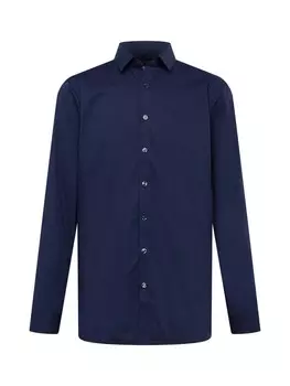 Деловая рубашка OLYMP Slim fit Business Shirt No. 6 Six, темно-синий