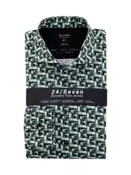 Деловая рубашка OLYMP, зеленый