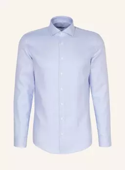 Деловая рубашка приталенного кроя Seidensticker, голубой
