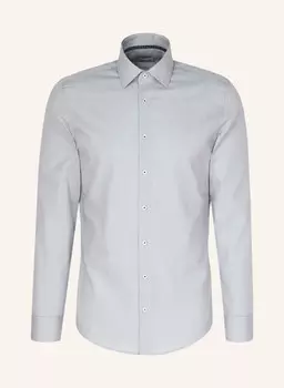 Деловая рубашка приталенного кроя Seidensticker, зеленый