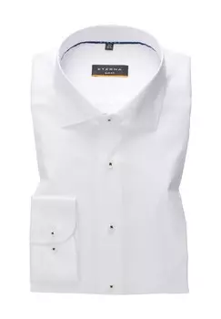 Деловая рубашка, приталенный крой, мужская ETERNA, белый